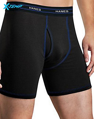 Hanes Men's 3-Pack X-Temp Performance Cool Regular Boxer Brief