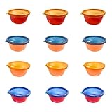 [Empilable] – Les bols s'empilent facilement pour un rangement compact, facilitant l'organisation dans votre cuisine ou votre sac de pique-nique