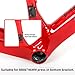 KLWEKJSD Carbon Fiber Road Bike Frameset with Bike Fork 45/48/51/54CM Bike Frame Disc Brake Thru Axle Bicycle Frame for 700C Wheels (Color : Red, Size : 48cm)