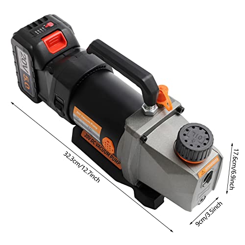 Bomba de Vacío de Etapa Única 20V con Batería de Litio miniatura 6