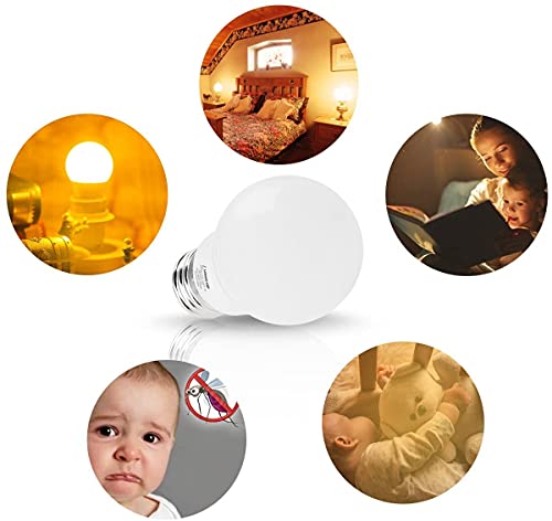 Image of Zenen Anti Mosquito Lamp Led Mosquito Bulb Lighting Yellow Led Bug Light Bulb No Blue Light 220V-240V Led 10 - Watt (Eco Friendly Led Bulb Mosquito ) Electric Insect Killer Indoor, Outdoor