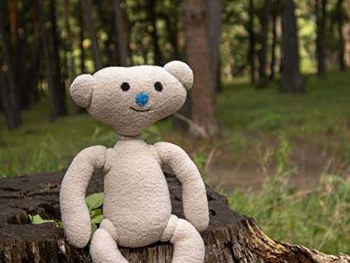 Image of Bear Alpha Plush Handmade Horror Plush Toy 11 inches