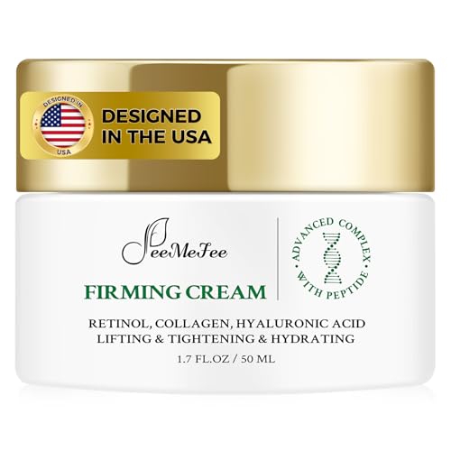 Neck Firming Cream, Anti Aging Wrinkle Cream with AH-8, Retinol, Collagen, & Hyaluronic Acid, Neck Creams for Tightening and Firming for Women & Men, Deep Hydration, Day & Night, 1.7 Fl Oz
