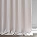 HPD HALF PRICE DRAPES Solid Thermal Insulated Blackout Curtains for Bedroom 96 Inches Long Curtain (1 Panel) Signature Blackout Linen Window Curtains for Living Room, 50W x 96L, Caravan Beige