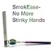 Cigarette Holder Extendable Clip, Functional for Rolled Tobacco, Blunts, Weed and Cigars. Made of High Quality Stainless Steel. Smoke Holder with an Elegant, Clear Personal Case. (Rainbow Antenna)