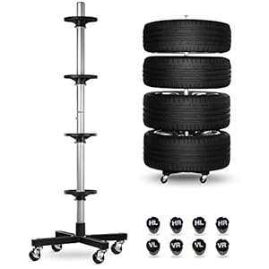 Bonsport Reifenständer für Autoreifen bis 225mm fahrbar