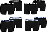 Head Herren Boxershorts Unterwäsche 8P (Black/Black Blue, L)
