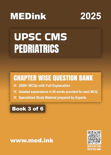 UPSC CMS Pedriatrics (Book 3 of 6) | Chapterwise Question Bank | ...