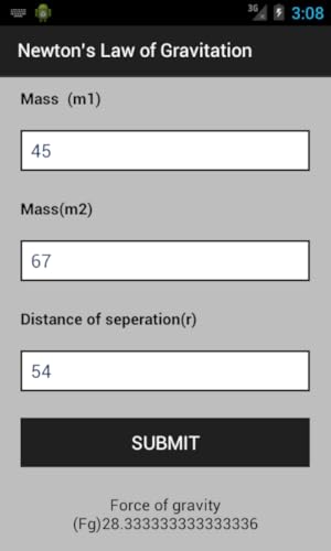 Newton’s Law of Gravitation