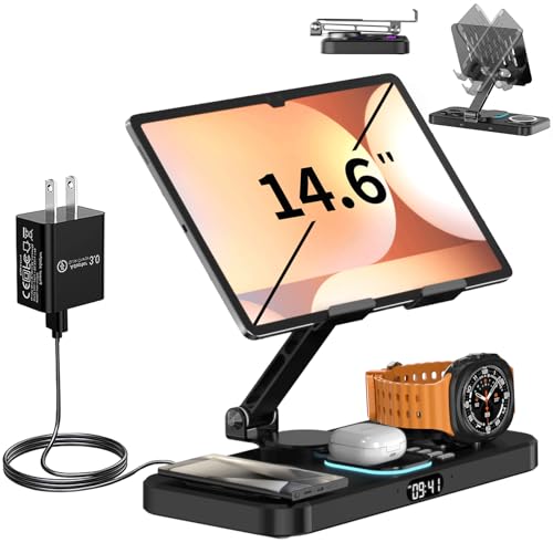 Magnetic 6-in-1 Wireless Charger Dock for Samsung Devices