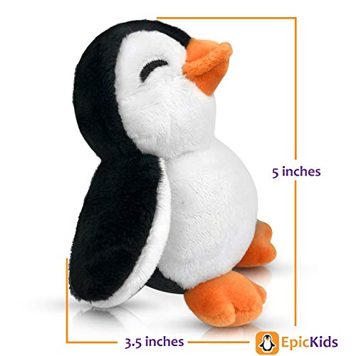 Stuffed Penguin - Plush Stuffed Penguin Toy - Meet Mr. Chill, The Baby Penguin Stuffed Animal - A Huggable, Soft, Adorable 5" Baby Penguin - Great Gift For Penguin Lovers Of All Ages, Girls And Boys #TOP1