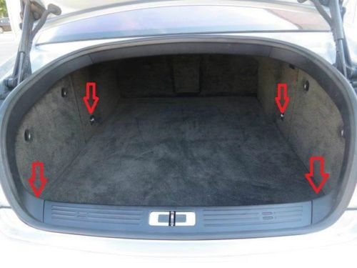 Filet de coffre Bentley Continental bloquer objets coffre 2004 à 2018