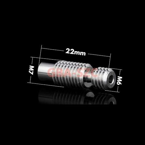 Miniatura 6 de V6 Bimetálica Heatbreak 2 piezas para V6 Hotend Bloque calefactor para Prusa i3 MK3 0.069 in filamento liso (2 unidades bimetal)