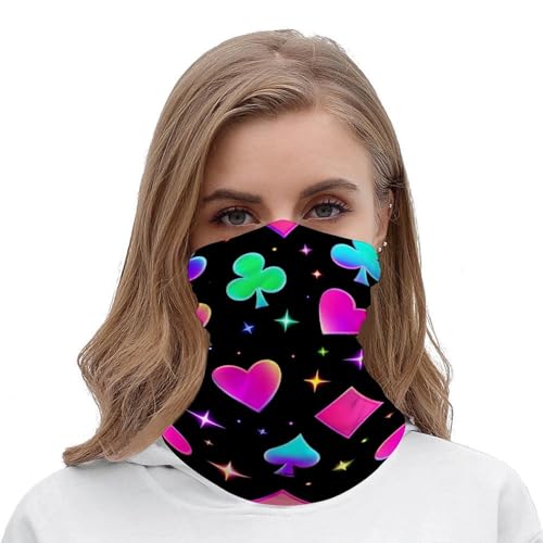 Men Women Face Mask Scarf, Seamless Cooling Fishing Neck Gaiter Bandana Breathable Face Cover for Outdoor Sport
