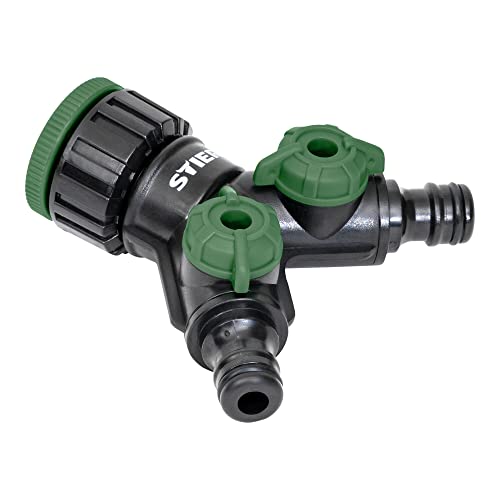 STIER 2 Wege-Ventil/Verteiler Premium 33,3mm G1" und 26,5mm G3/4 Cover