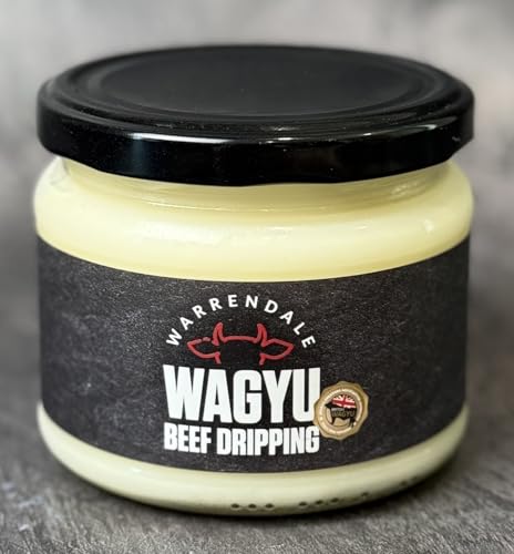 Warrendale Wagyu 100% British Wagyu Beef Dripping Nutrient-Dense Tallow from Grass-Fed Cattle 265g Jar