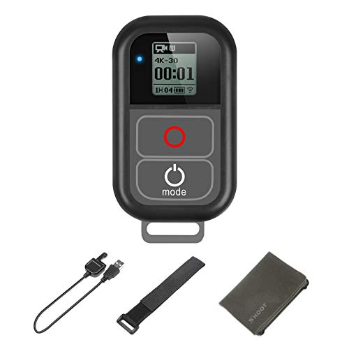 SHOOT Smart Remote Control(Waterproof 2m) for GoPro Hero 8,7 Black,6,5,4,3,3+,2,1, Hero + LCD