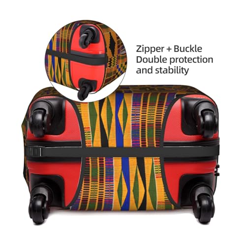 African Weaving Print Luggage Cover Washable Suitcase Anti-Scratch Suitcase Cover Protective Cover Fits 18-32 Inch4