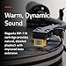 Fluance RT85N Reference High Fidelity Vinyl Turntable Record Player with Nagaoka MP-110 Cartridge Acrylic Platter Speed Control Motor High Mass MDF Wood Plinth Vibration Isolation Feet - Lucky Bamboo