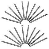 Beaupretty 10pcs 6-inch Heavy Duty Piano Hinges Long Butt Hinges 150x17mm Steel Flush for Wooden Boxes Cabinet Doors Industrial Use