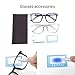 HUOZHI Fashion Square Blue Light Blocking Glasses - Clear Computer & Gaming Glasses for Women and Men