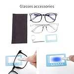 HUOZHI Fashion Square Blue Light Blocking Glasses - Clear Computer & Gaming Glasses for Women and Men - Image 5