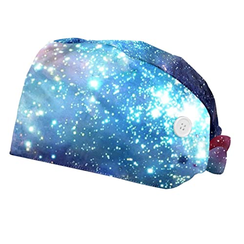 Chapeaux de travail motif galaxie pour hommes et femmes cherchant un confort durable en cuisine