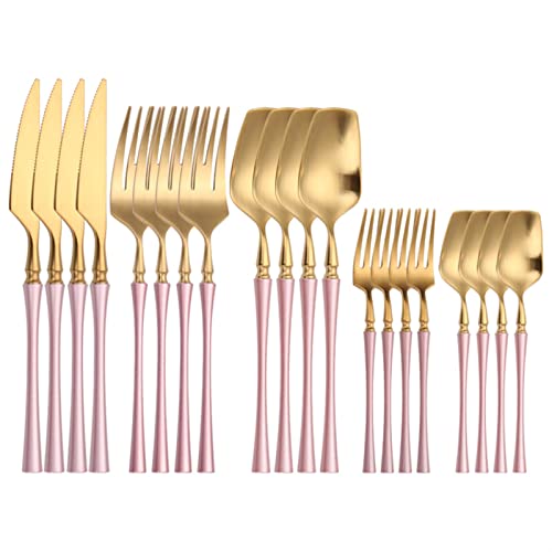 Vaisselle rose doré élégante pour vos dîners et réceptions