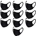 10PCS Face Covers with Elastic Ear Loop Cover Full Face Anti-Dust,Unisex, Washable and Reusable