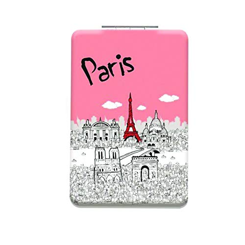 Specchi Lotto 12 Specchi Parigi Pastello, 9.3 x 6.2 x 1.2 cm