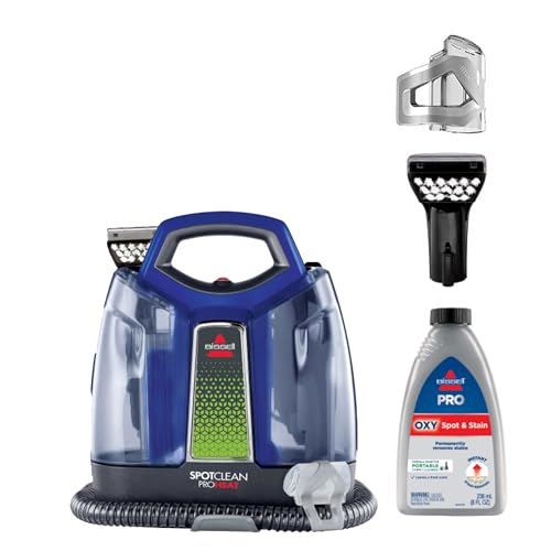 Bissell - Portable Carpet Cleaner - SpotClean ProHeat - For carpet and upholstery - Tough Stain and...
