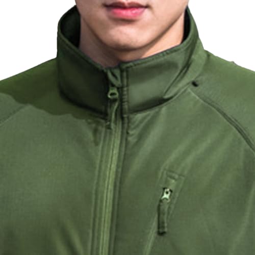 Chaqueta ligera con capucha para hombre talla S verde miniatura 2