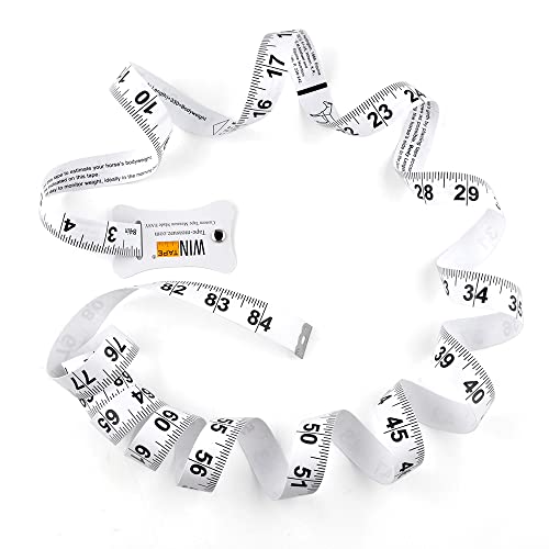 Cinta de Medir PVC para Caballos y Ponis 84 in Blanca miniatura 1