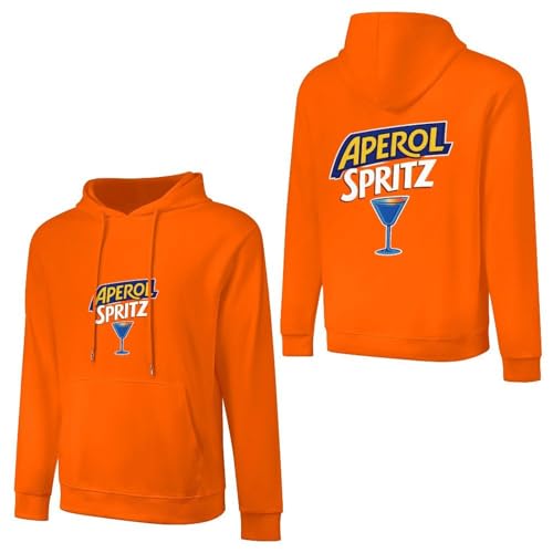 Sweat à capuche Aperol Spritz haut de gamme 100% coton bio