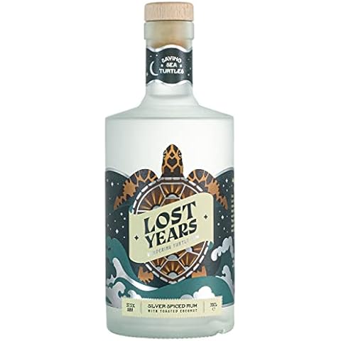 Lost Years Silver Spiced Rum with Coconut Cover