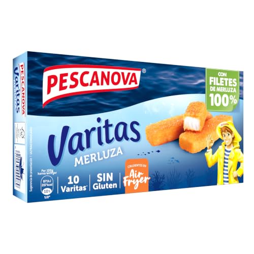 Varitas de merluza empanadas congeladas 300 g
