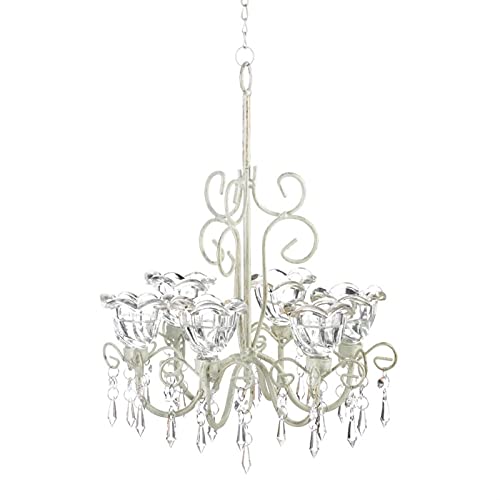 Koehler Home Decor Crystal Blooms Candle Chandelier