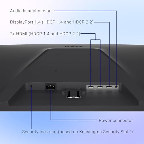 Image of Dell G27 Series Gaming Monitor - 27 inch FHD (1920x1080) 240 Hz 16:9 Display, 0.5ms Response time, 99% RGB Display AMD FreeSync, 2X HDMI, Anti Glare, DisplayPort 1.4, Tilt Adjustable - Black