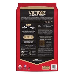 Victor Super Premium Dog Food–High Energy Dry Dog Food for Active Dogs–Gluten Free Dog Food with Beef and Chicken Meal Proteins for Sporting Dogs–All Breeds and All Life Stages 40 Lb