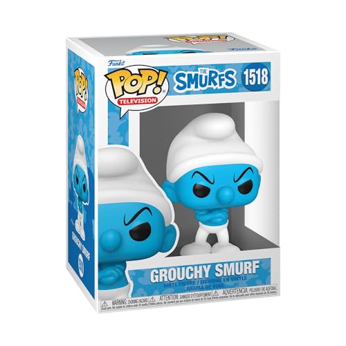 Funko Pop! TV: Smurfs - Grouchy Smurf - Figura de Vinilo Coleccionable - Idea de Regalo-...