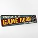 Personalized Game Room Sign Gamer Room DÃ©cor Custom Sign Boys Room Gaming Accessories Gift 4x18 204182002038