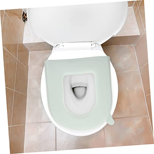 CUBTOL Toilettendeckel Toilettensitzdeckelabdeckung Toilettenpolsterkissen Toilettensitzbezug Winteraufkleber Toilettensitzkissen Komfortsitzkissen Verdicken Toilettensitzmatte – Bild 3