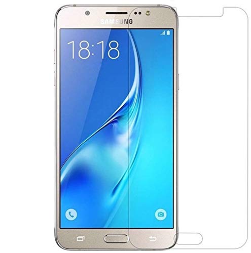 REY Protector de Pantalla para Samsung Galaxy J7 2016 Cristal Vidrio Templado Premium