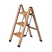 Składany stołek z 3 stopniami – aluminiowa składana drabina z antypoślizgowymi nóżkami – lekki – do 150 kg