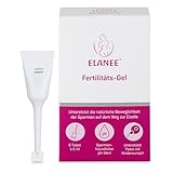 ELANEE Fertilitäts-Gel – Unterstützt die natürliche Spermienbeweglichkeit, spermienfreundlicher pH 6–8, silikonfrei, wasserbasiert – für die fruchtbaren Tage – 6 Einmal-Applikatoren à 5 ml (450-V1)