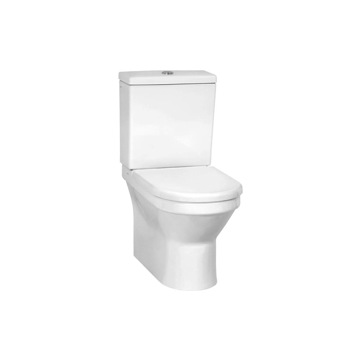 VitrA S50 White Close Coupled Pan Fully Back to Wall & Cistern with Soft Close & Cover