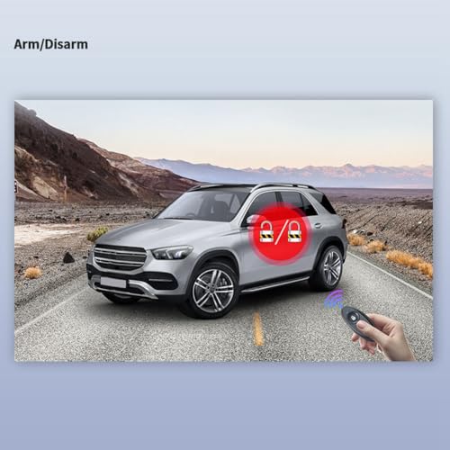 Alarma para Vehículos de 12 V CC kit de bricolaje de seguridad auto 3