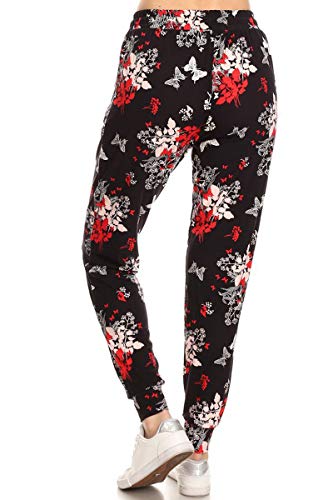 Image of Leggings Depot Premium Jogger Women's Popular Print High Waist Track Pants(S-XL)
