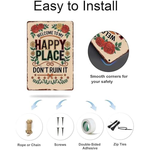 Letrero artístico estético con acabado premium para decoracion de casa 5