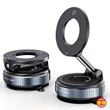 My Royale® - Soporte magnético móvil coche, Soporte para móvil, accesorio para teléfono con ventosa, adecuado para coche, hogar, gimnasio, oficina, Rotación 360º, Apto para todos los móviles y coches.